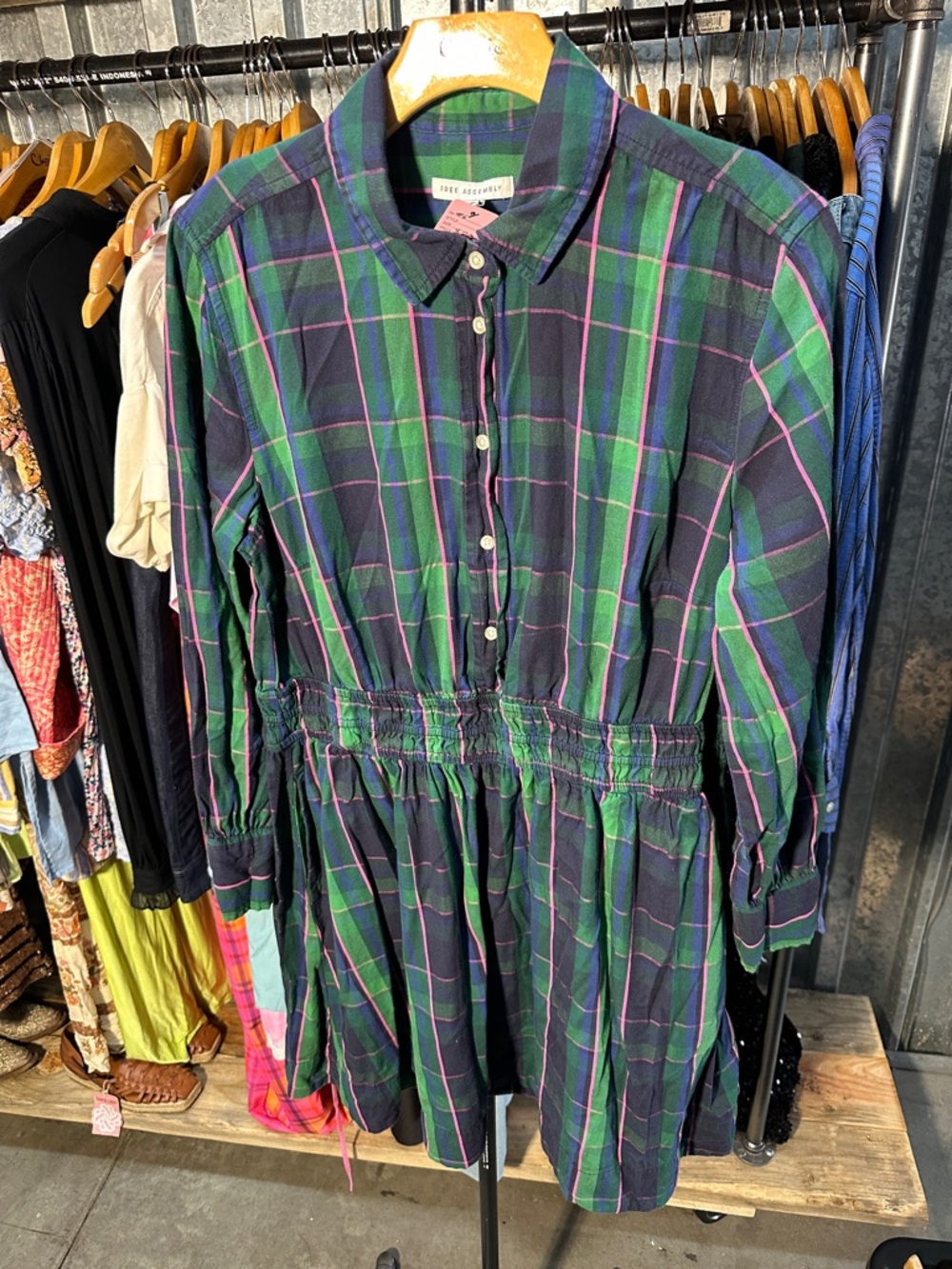 100% COTTON DRESS FREE ASSEMBLY
